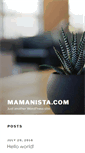 Mobile Screenshot of mamanista.com