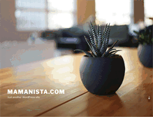 Tablet Screenshot of mamanista.com